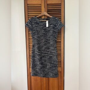 Banana Republic Navy & Cream Midi Dress